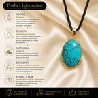 Aurevia Turquoise Pendant – Serenity & Protection Gemstone Necklace