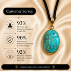 Aurevia Turquoise Pendant – Serenity & Protection Gemstone Necklace