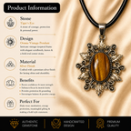 Aurethor Tiger Eye Pendant – Courage & Prosperity Symbol