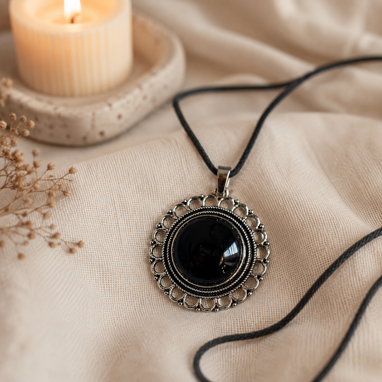 Aurevora Amethyst Pendant – Protection & Inner Strength Symbol