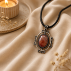 Auraflame Carnelian Pendant – Vitality & Confidence Symbol