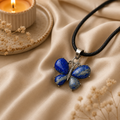 Auraflora Lapis Lazuli Butterfly Pendant – Wisdom & Transformation Symbol
