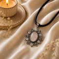 Aurielle Rose Quartz Pendant – Love & Emotional Harmony Symbol