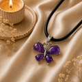 Aurelia Amethyst Butterfly Pendant – Wisdom, Serenity & Transformation Symbol