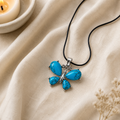 Turquestria Turquoise Butterfly Crystal Pendant – Calm & Protection Symbol (15 gm)