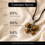 Auravelle Tiger Eye Butterfly Crystal Pendant – Courage & Transformation Symbol (15 gm)