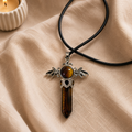 Tigravelle Tiger Eye Crystal Pendant – Confidence & Protection Symbol (20 gm)