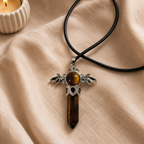 Tigravelle Tiger Eye Crystal Pendant – Confidence & Protection Symbol (20 gm)