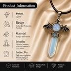 Celestique Opalite Crystal Pendant – Intuition & Serenity Symbol (20 gm)