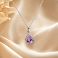 Velmira Artificial Crystal Pendant – Elegant Teardrop Fashion Necklace, Luxury Style Symbol