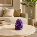 Violestra Amethyst Geode Décor – Crystal Serenity Stone, Harmony & Positivity Symbol (164 gm)
