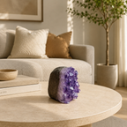 Violestra Amethyst Geode Décor – Crystal Serenity Stone, Harmony & Positivity Symbol (164 gm)