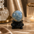 Celestara Blue Calcite Crystal Sphere Décor – Peace & Serenity Symbol (372 gm)