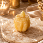 Solaria Orange Calcite Crystal Pumpkin Décor – Abundance & Joy Symbol