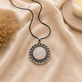 Celestira Clear Quartz Crystal Pendant – Vintage Harmony Necklace, Clarity & Positivity Symbol 20 gm