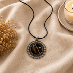 Tigrona Tiger Eye Crystal Pendant – Vintage Protection Necklace, Strength & Confidence Symbol 20 gm